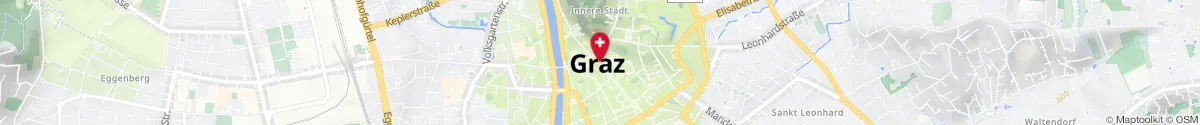 Kartendarstellung des Standorts für Stadt Apotheke Graz in 8010 Graz